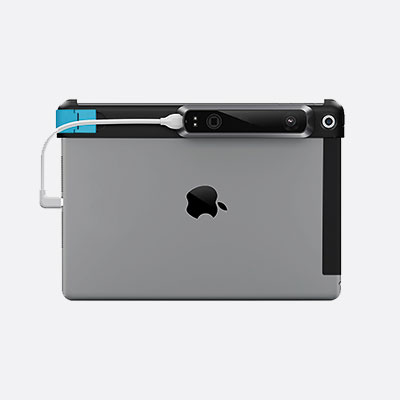 iPad with a Structure Sensor attached